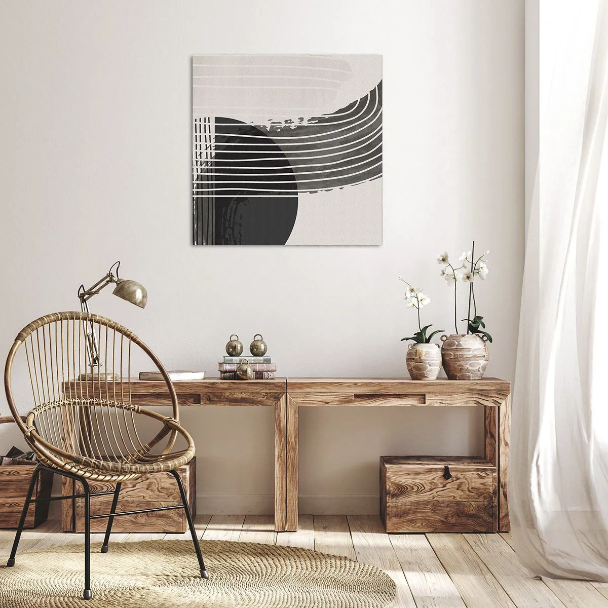 Impression sur toile - Image sur toile - Aller et retour - 60x60 cm