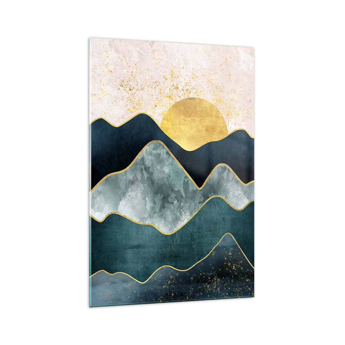 Impression sur verre - Image sur verre - Après les sept montagnes - 70x100 cm