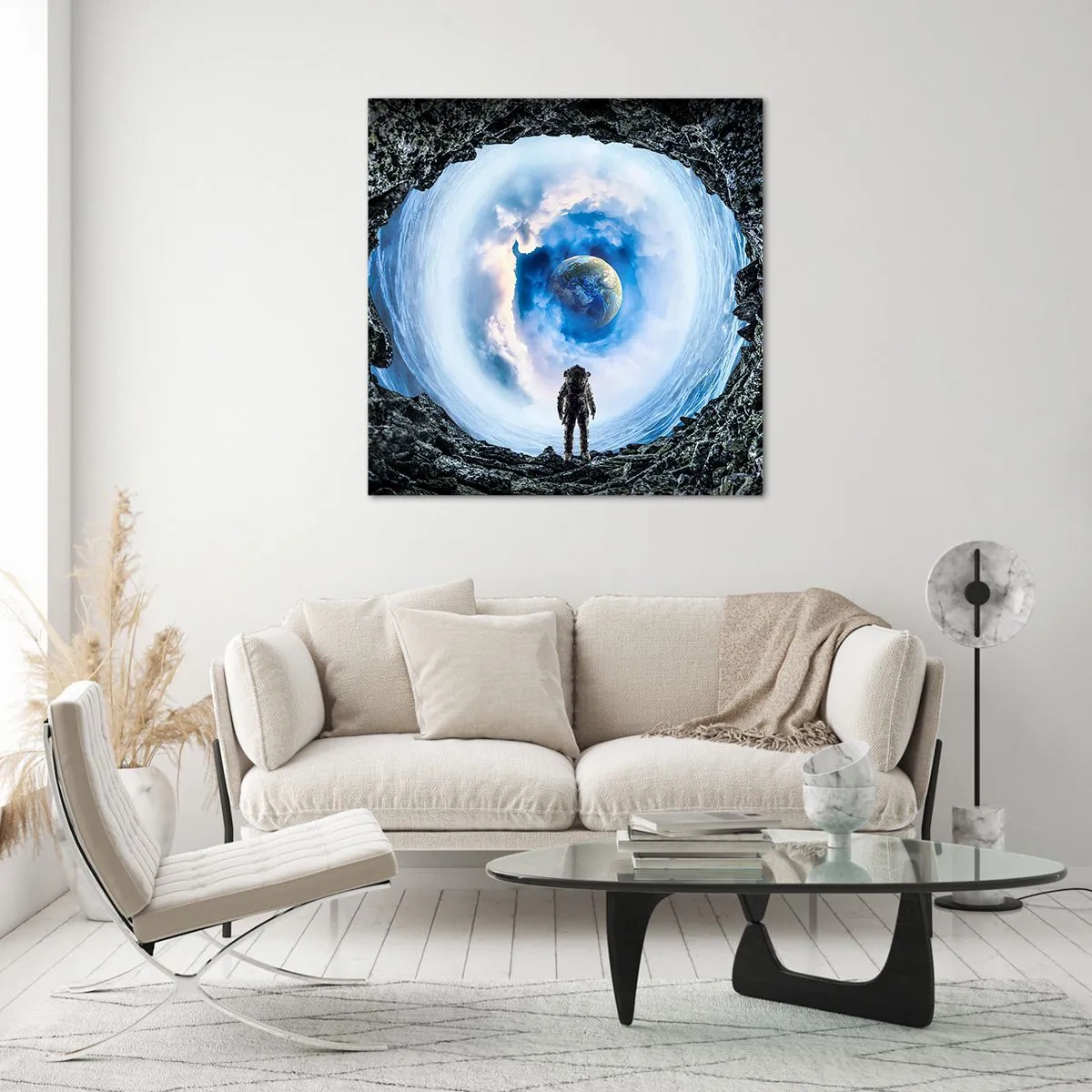 Impression sur verre - Image sur verre - Plus très loin de la maison - 40x40 cm