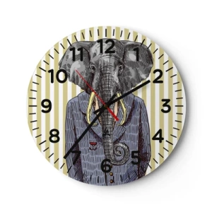 Horloge murale - Pendule murale - Élégant par nature - 30x30 cm