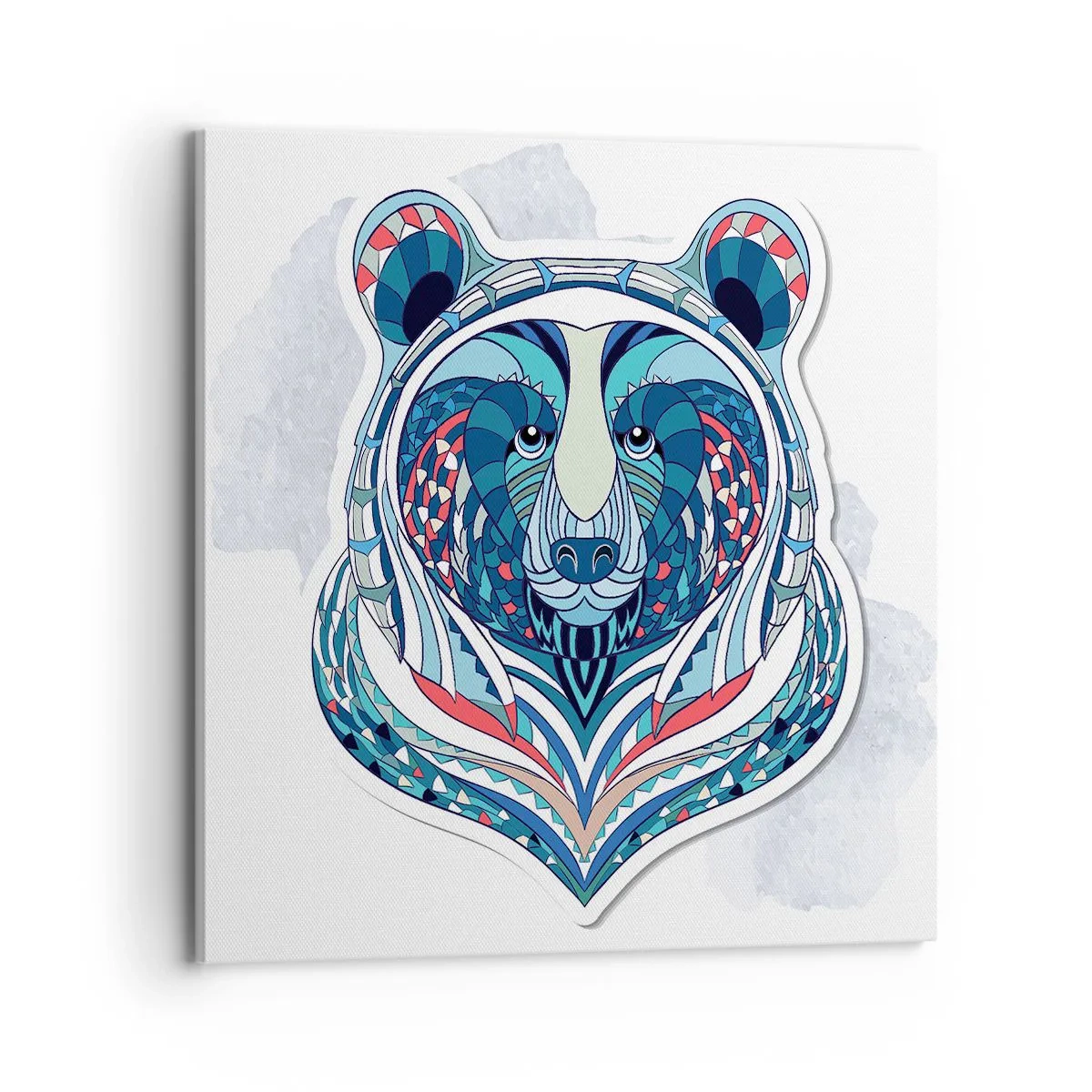 Impression sur toile - Image sur toile - Vive le Groenland ! - 70x70 cm