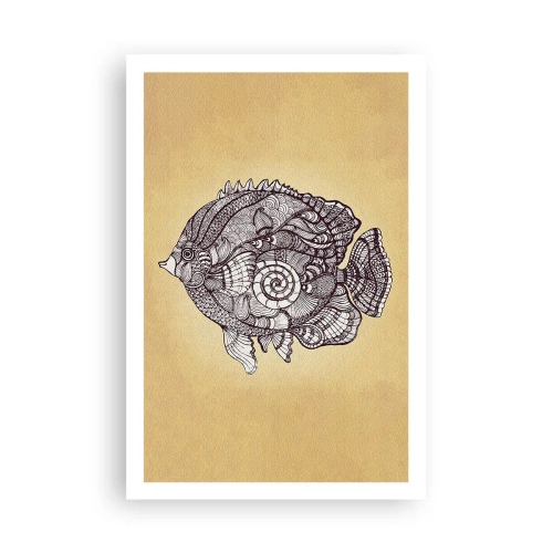 Affiche - Poster - D'un océan d'ornements - 61x91 cm