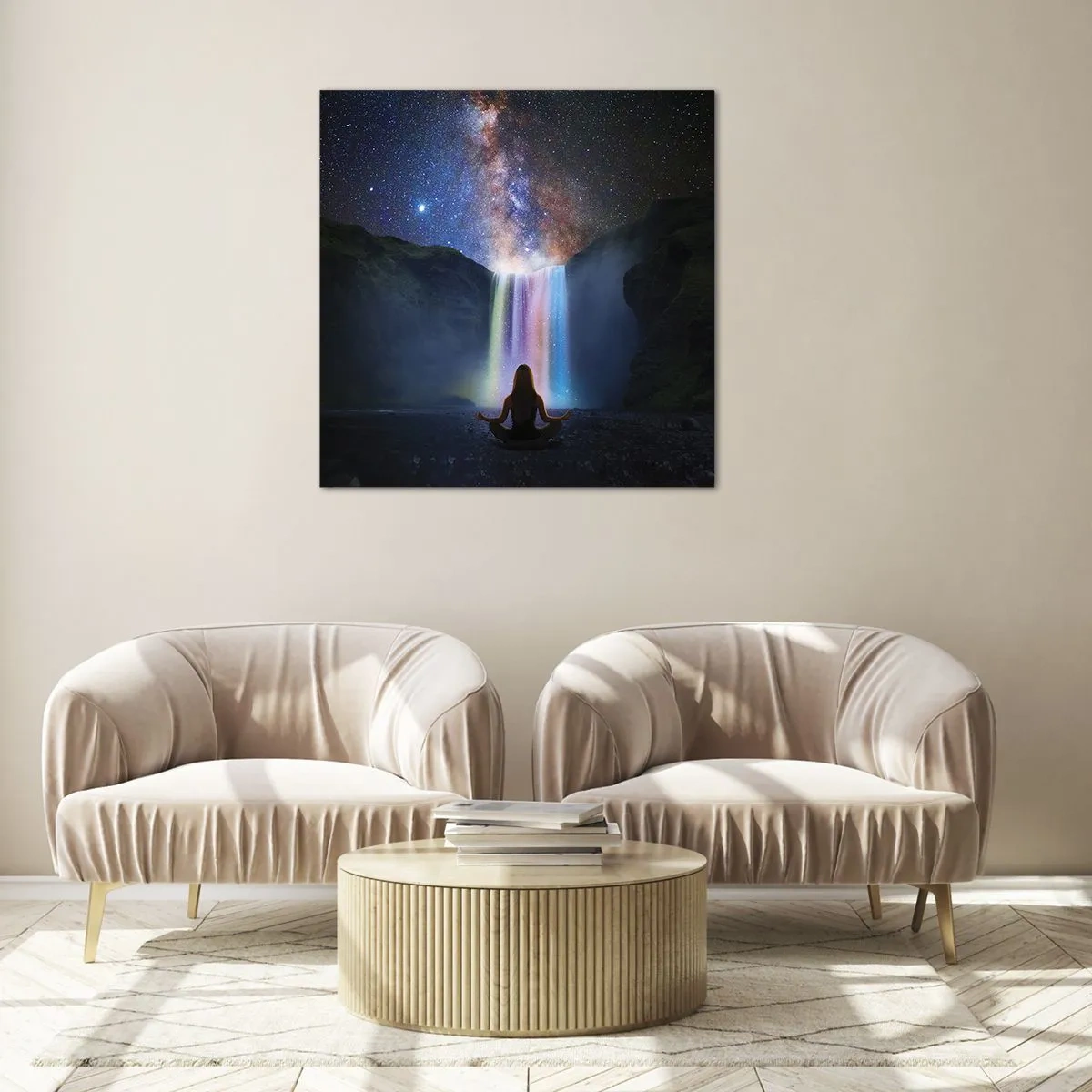 Impression sur verre - Image sur verre - Harmonie absolue - 70x70 cm