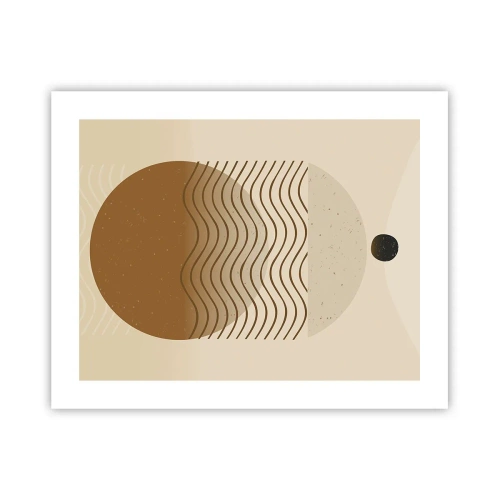 Affiche - Poster - Sur l'origine des figures géométriques - 50x40 cm