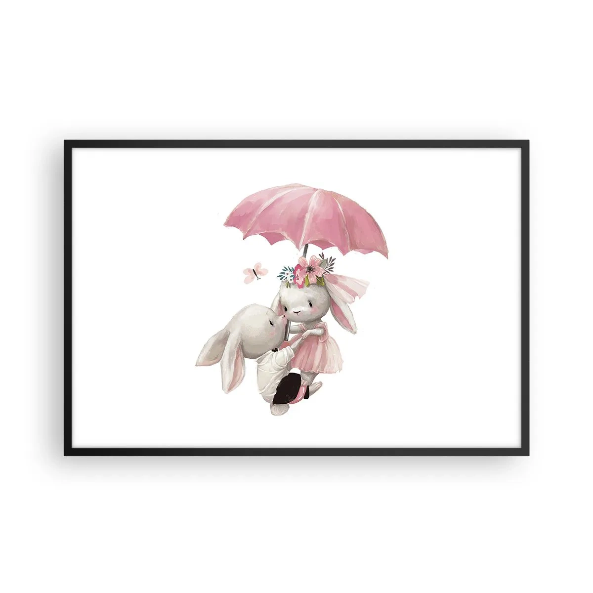 Affiche dans un cadre noir - Poster - C'est ça l'amour - 91x61 cm