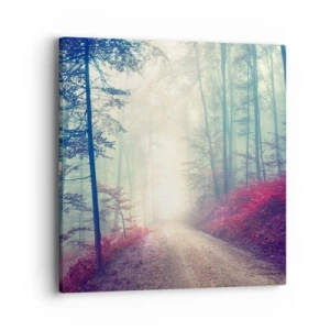 Impression sur toile - Image sur toile - Comme c'est bon de se lever à l'aube - 40x40 cm