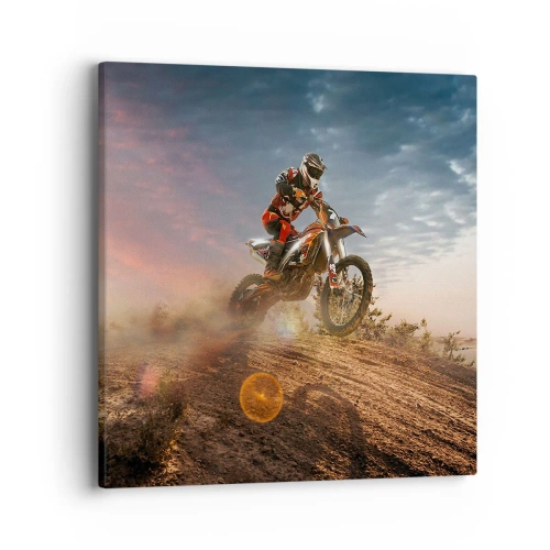 Impression sur toile - Image sur toile - Pour la victoire - 40x40 cm