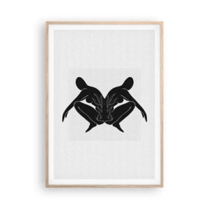 Affiche dans un chêne clair - Poster - Une âme commune - 70x100 cm