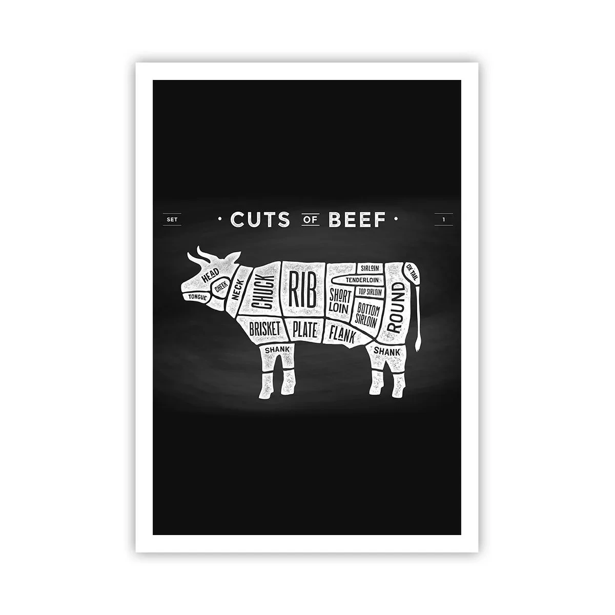 Affiche - Poster - L'art de la découpe - 70x100 cm