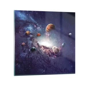 Impression sur verre - Image sur verre - Système de danse solaire - 40x40 cm