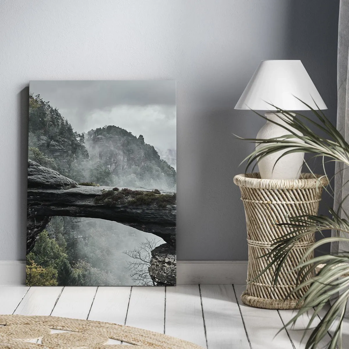 Impression sur toile - Image sur toile - L'aventure est sur le point de commencer - 65x120 cm