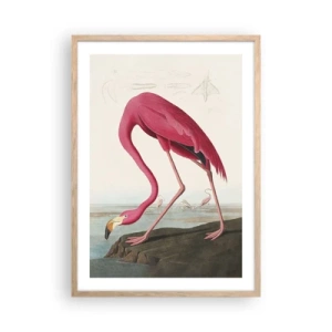Affiche dans un chêne clair - Poster - Création étonnante - 50x70 cm