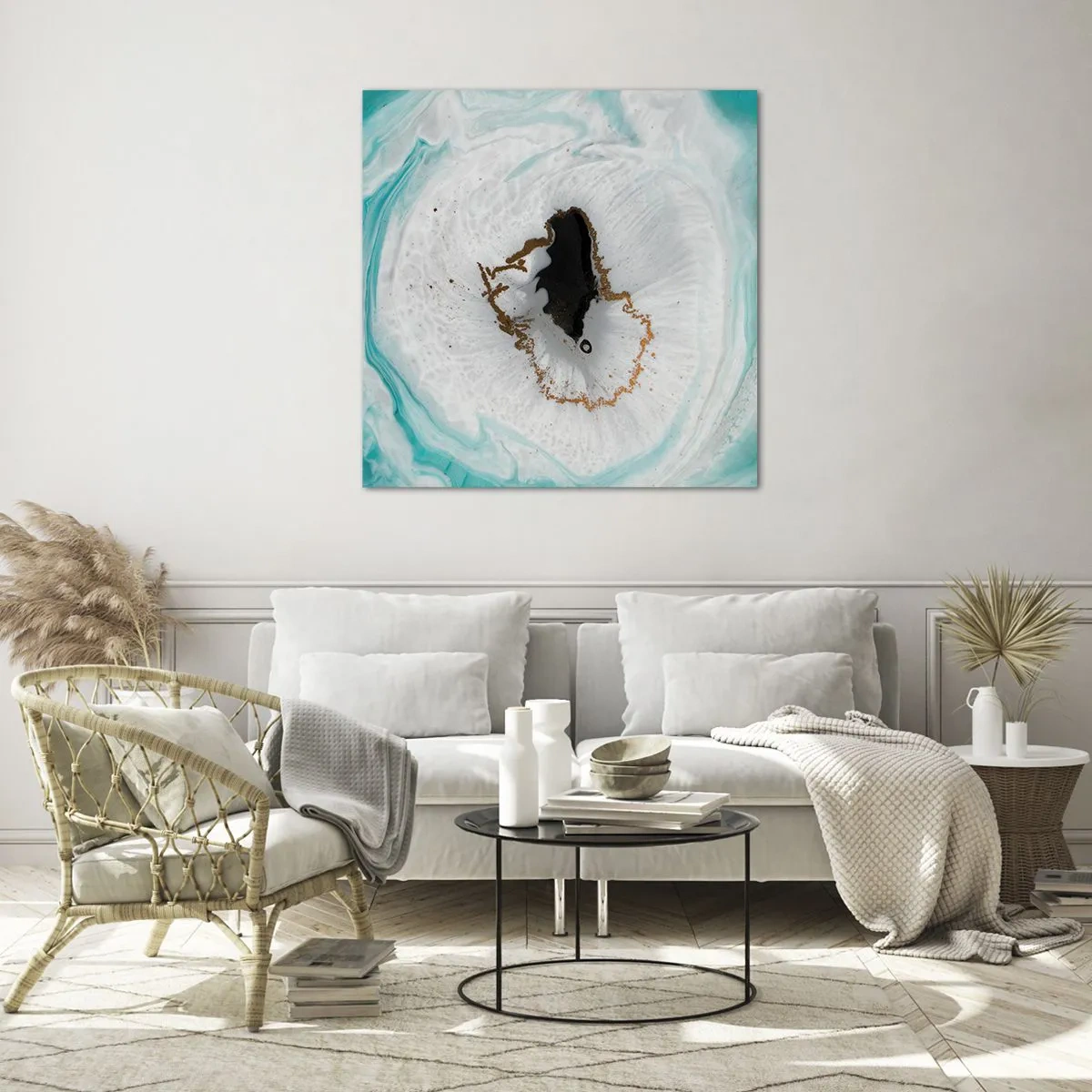 Impression sur verre - Image sur verre - Pénétrer à l'intérieur - 60x60 cm