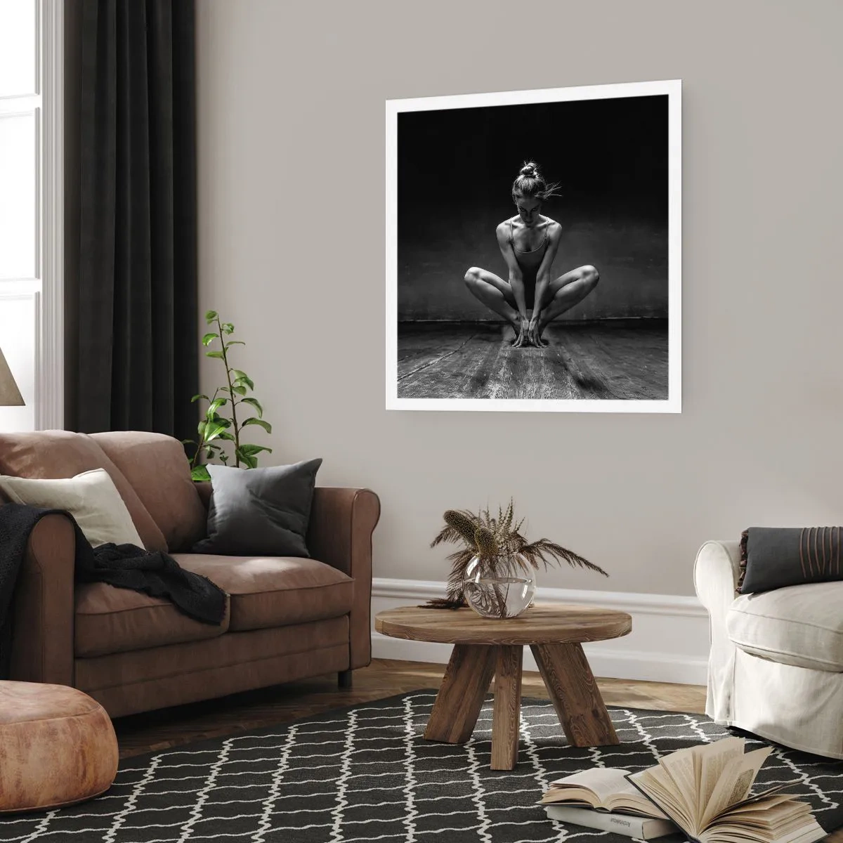 Affiche - Poster - Concentration de l'énergie de la danse - 50x50 cm