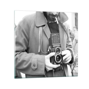 Impression sur verre - Image sur verre - Dans un style rétro - 70x70 cm