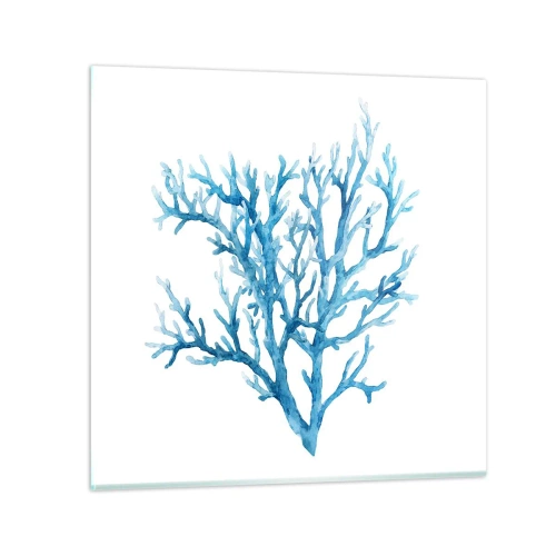 Impression sur verre - Image sur verre - Filigrane nautique - 70x70 cm