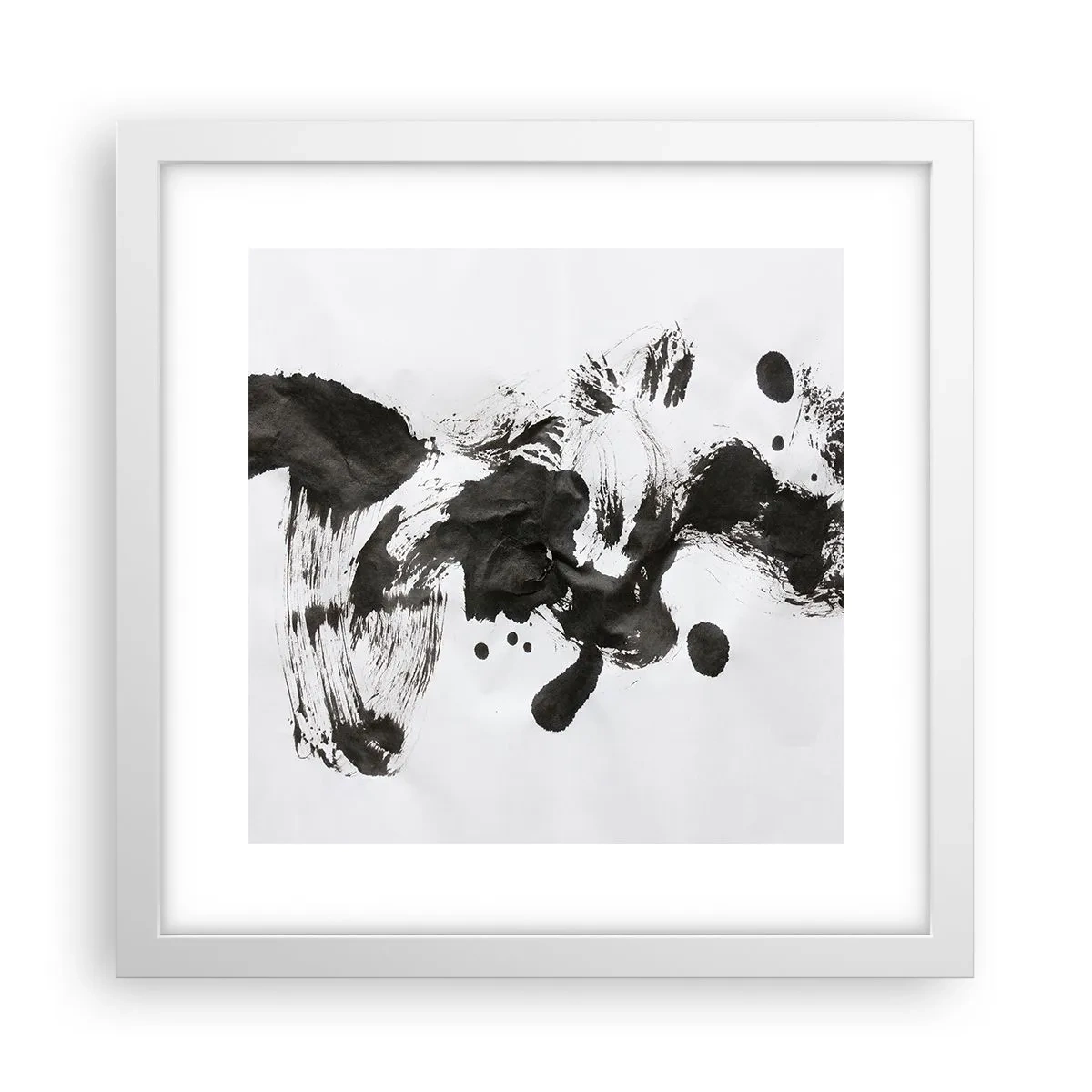 Affiche dans un cadre blanc - Poster - De la méthode dans la folie ? - 30x30 cm