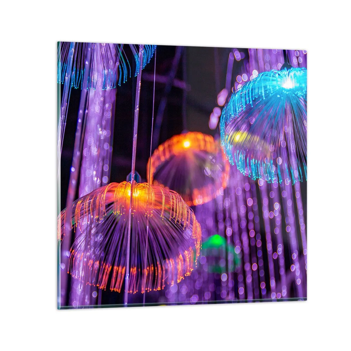 Impression sur verre - Image sur verre - Fontaine lumineuse - 30x30 cm