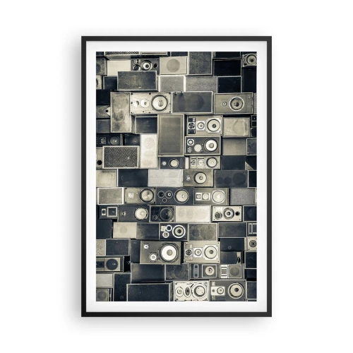 Affiche dans un cadre noir - Poster - Tout va bien - 61x91 cm