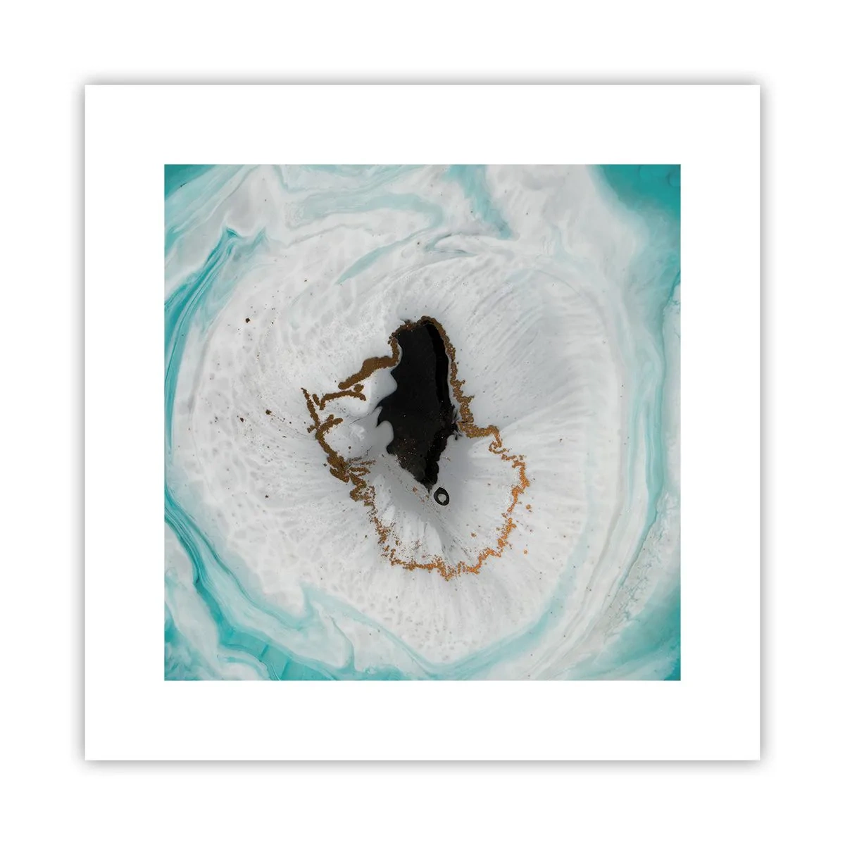 Affiche - Poster - Pénétrer à l'intérieur - 30x30 cm