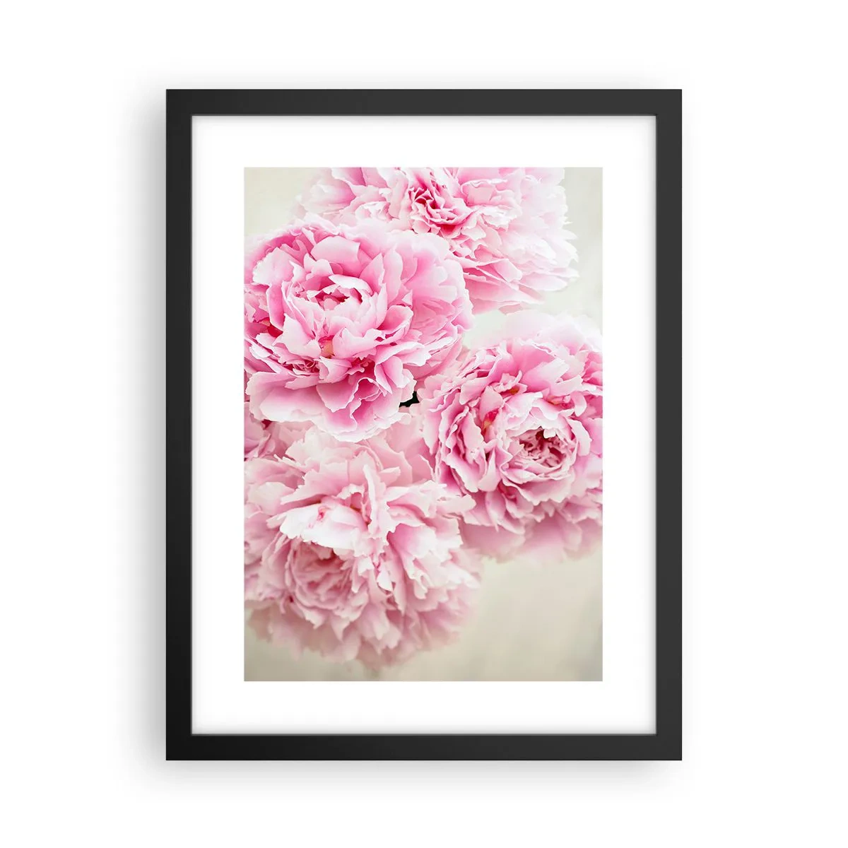Affiche dans un cadre noir - Poster - En glamour rose - 30x40 cm