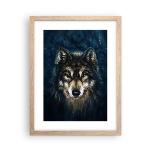 Affiche dans un chêne clair - Poster - Alpha? Et oméga - 30x40 cm