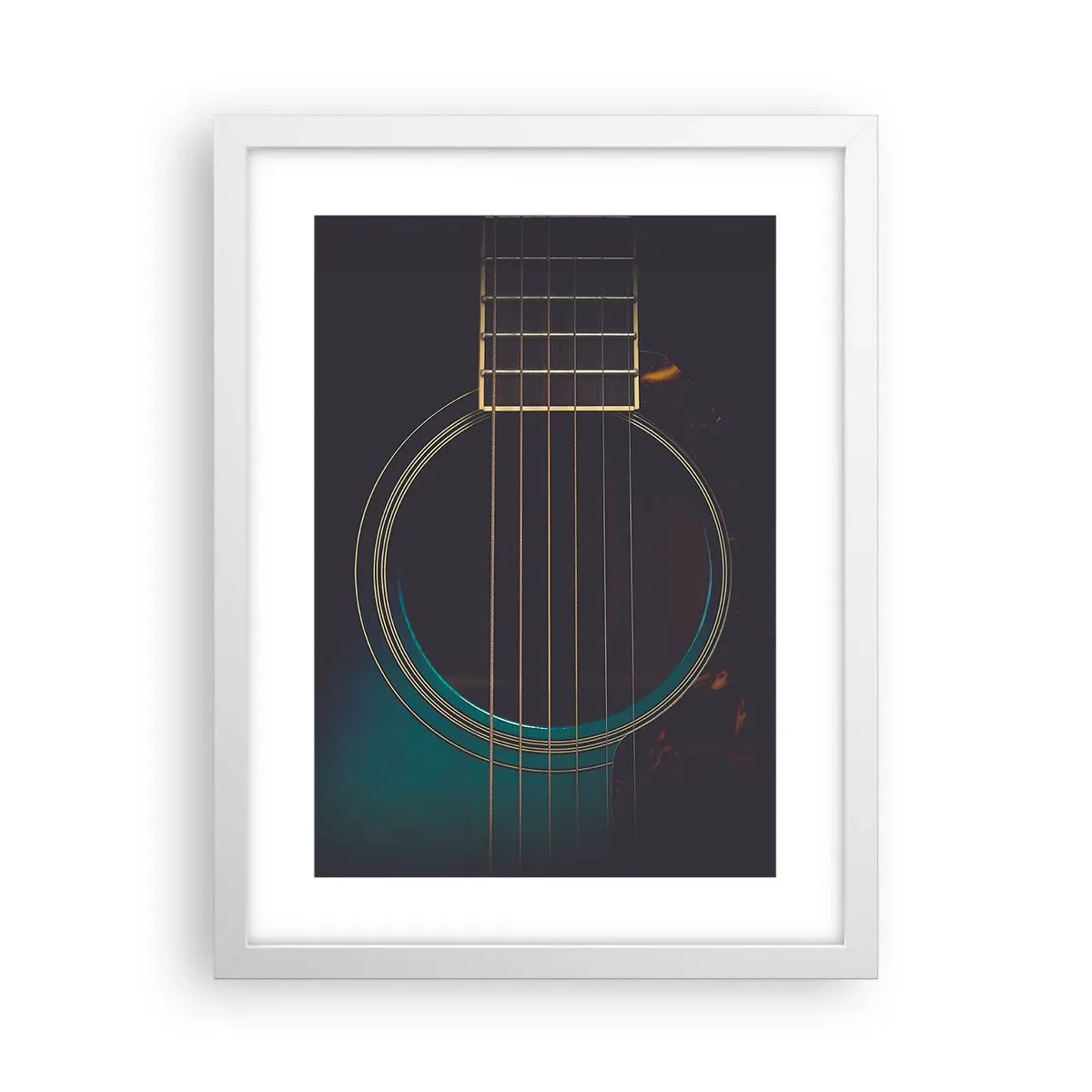 Affiche dans un cadre blanc - Poster - Le calme avant la tempête - 30x40 cm