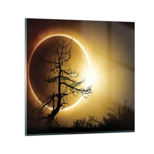 Impression sur verre - Image sur verre - Éclipse totale - 50x50 cm