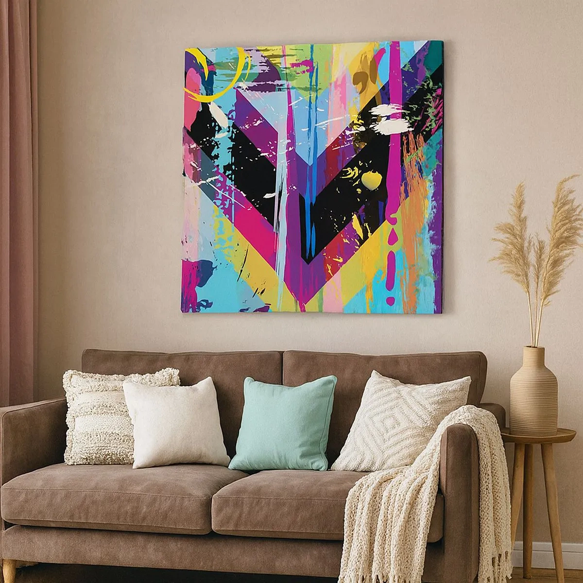 Impression sur toile - Image sur toile - De haut en bas - 30x30 cm