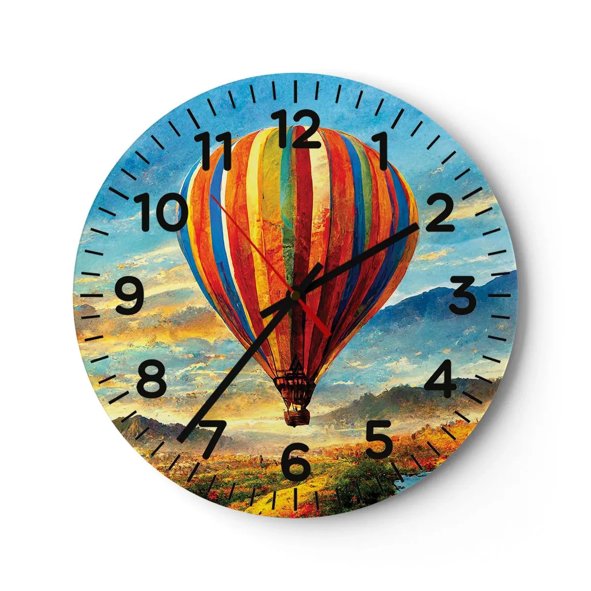 Horloge murale - Pendule murale - Dans le silence on voit mieux - 30x30 cm