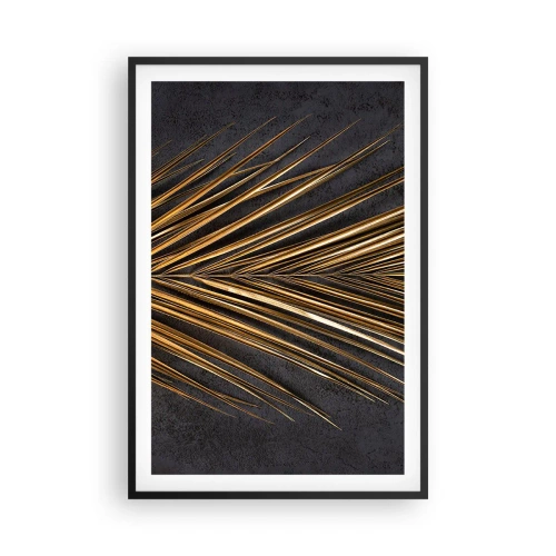Affiche dans un cadre noir - Poster - L'or des tropiques - 61x91 cm
