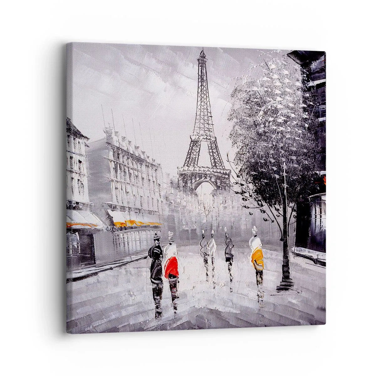 Impression sur toile - Image sur toile - Balade parisienne - 30x30 cm