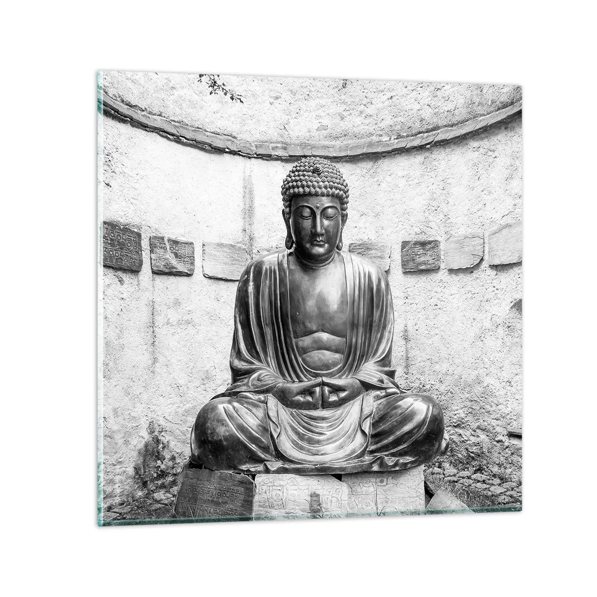 Impression sur verre - Image sur verre - A la source de la paix - 70x70 cm