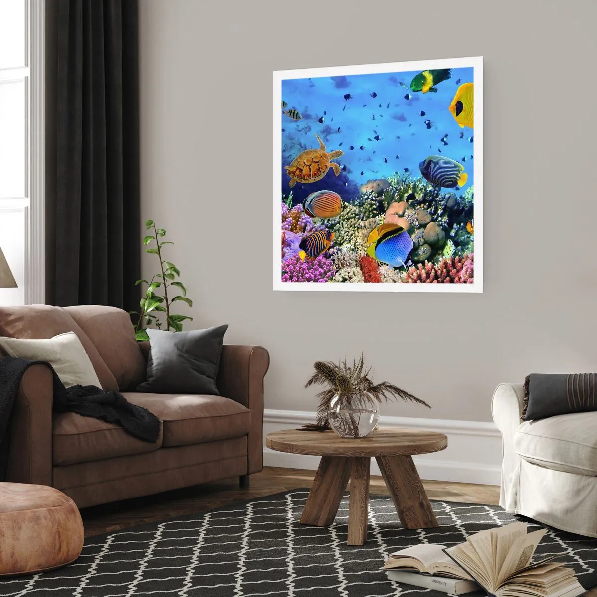 Affiche - Poster - Et que sait-on de la vie… - 60x60 cm