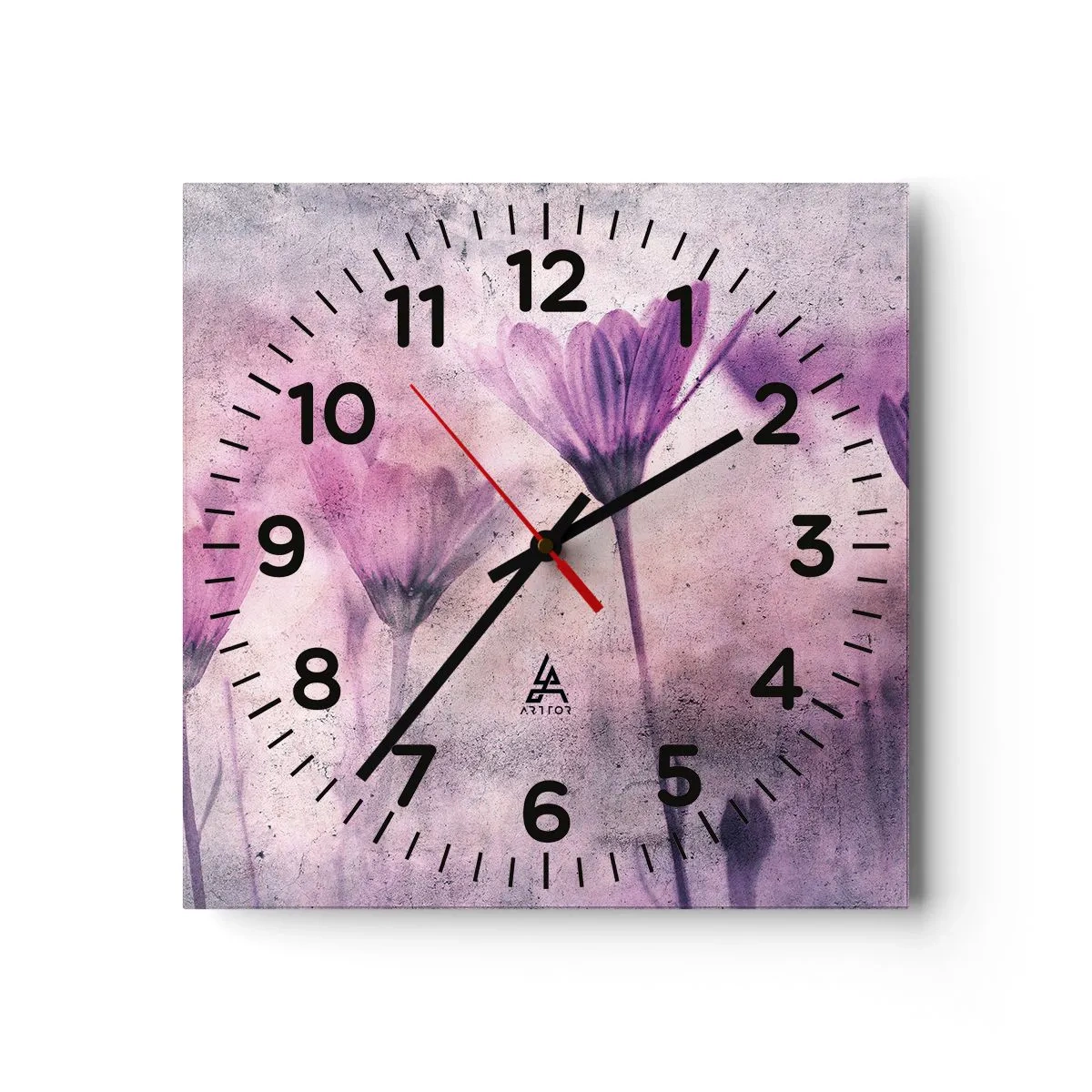 Horloge murale - Pendule murale - Rêve de fleurs - 30x30 cm