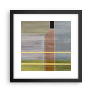 Affiche dans un cadre noir - Poster - Simple et calme - 30x30 cm