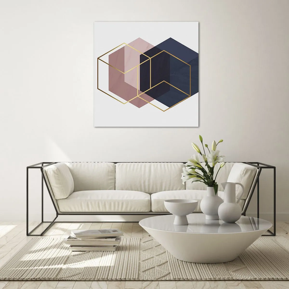 Impression sur verre - Image sur verre - Le pouvoir de la simplicité - 50x50 cm