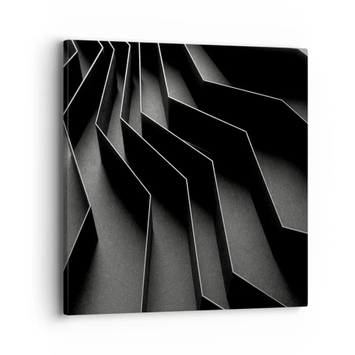 Impression sur toile - Image sur toile - Ordre spatial - 40x40 cm