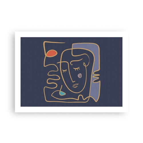 Affiche - Poster - En réflexion - 70x50 cm