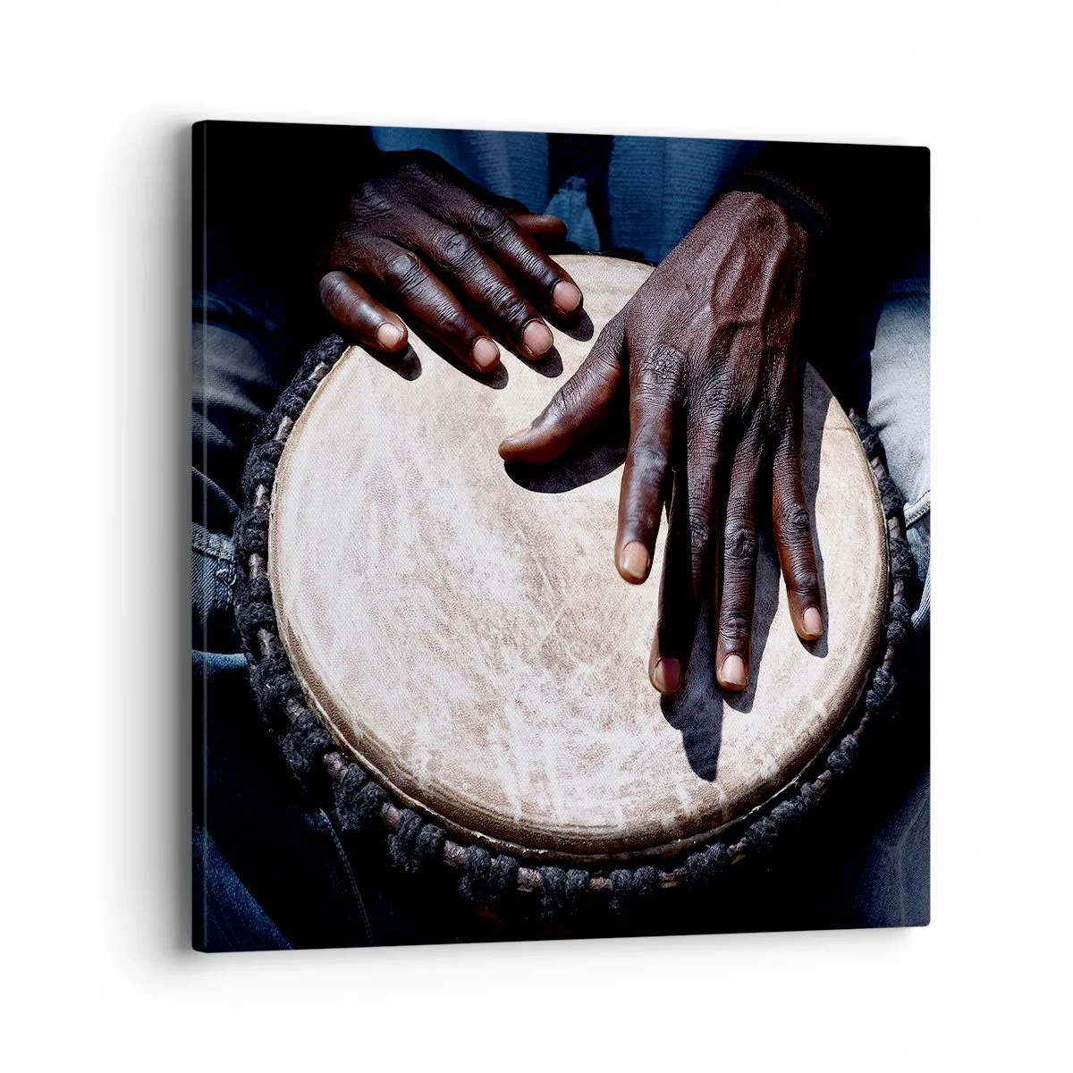 Impression sur toile - Image sur toile - Vis à son rythme - 40x40 cm