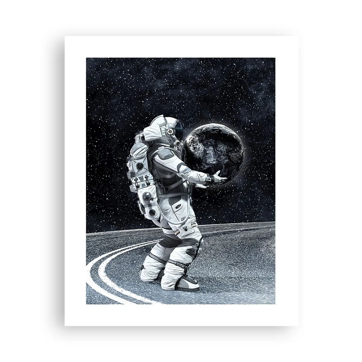 Affiche - Poster - Sur la Voie Lactée - 40x50 cm