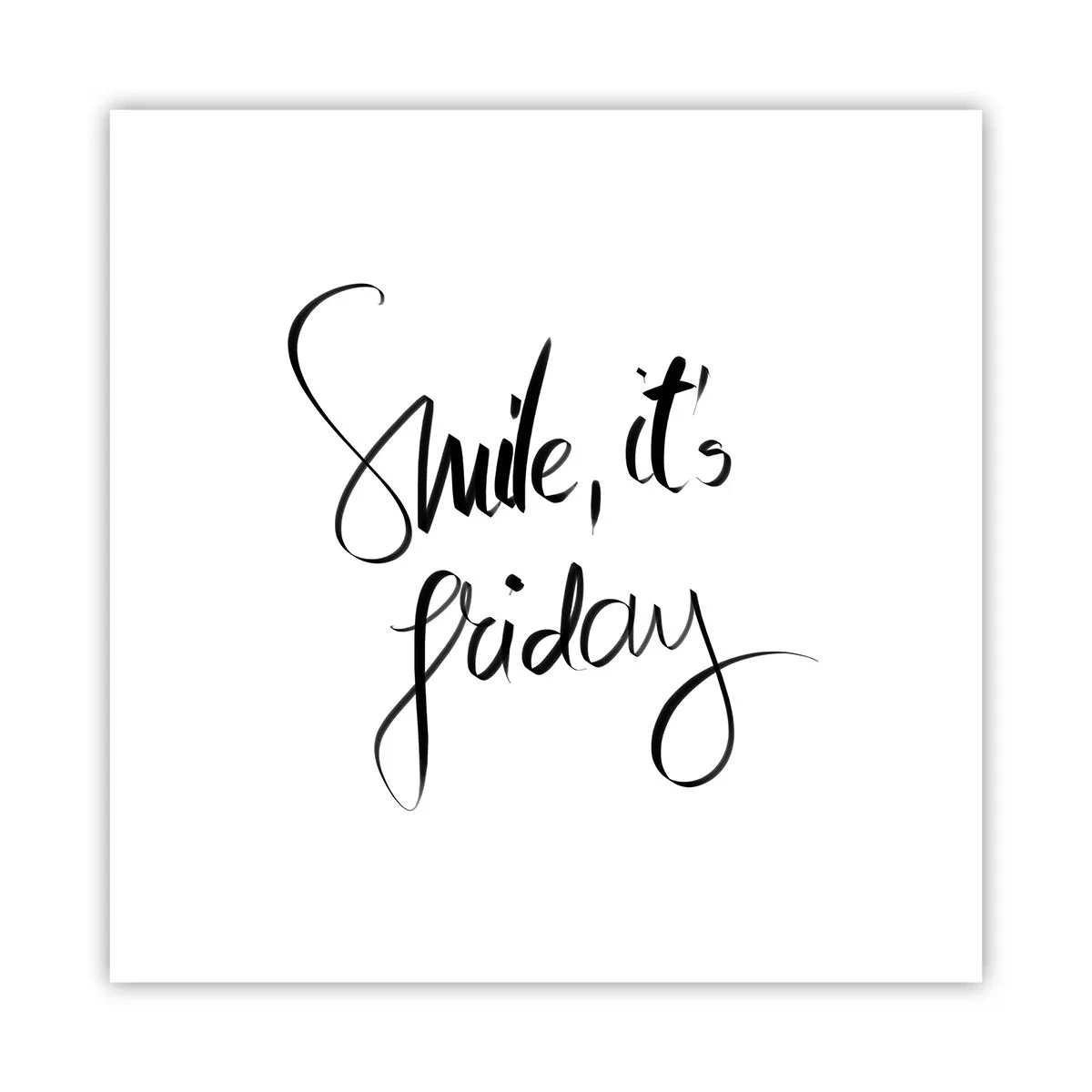 Affiche - Poster - Joie réelle - 40x40 cm