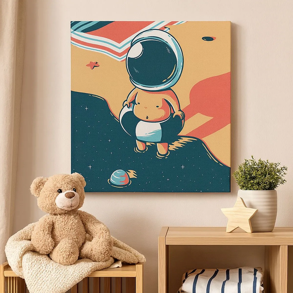 Impression sur toile - Image sur toile - Suivant une autre perspective - 30x30 cm