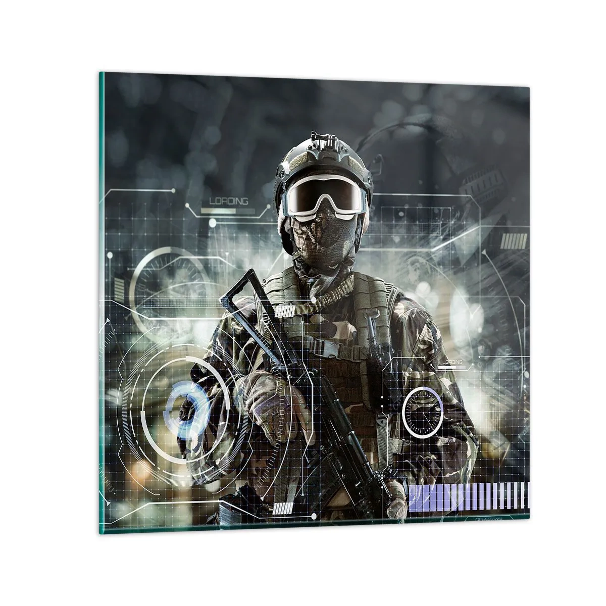 Impression sur verre - Image sur verre - Puissance sans limite - 50x50 cm