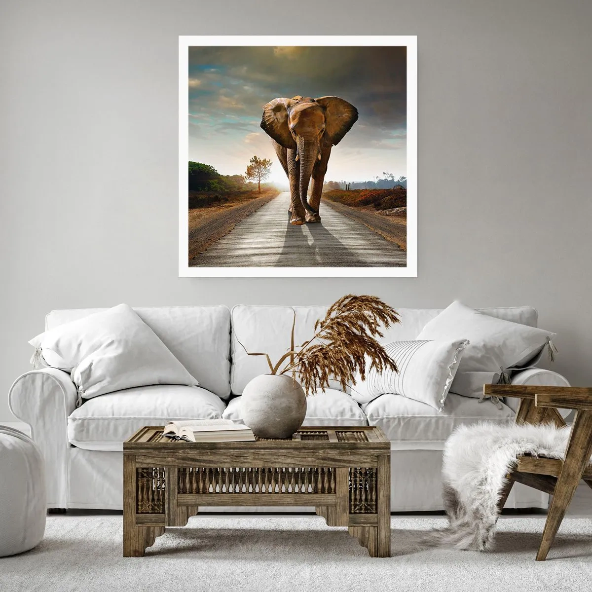 Affiche - Poster - Et pas du tout en porcelaine - 60x60 cm