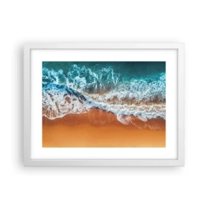 Affiche dans un cadre blanc - Poster - Toujours ensemble - 40x30 cm