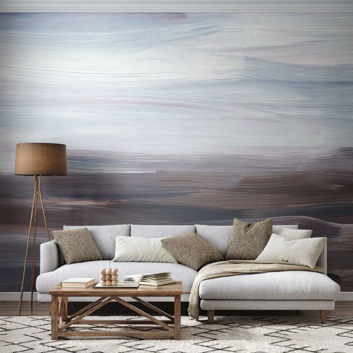 Papier Peint Photo Standard Eco - Éléments : eau - Peinture, Morceau, Minimalisme - 150x105 cm