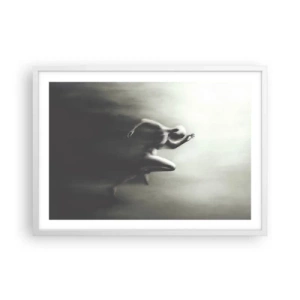 Affiche dans un cadre blanc - Poster - Inarrêtable - 70x50 cm