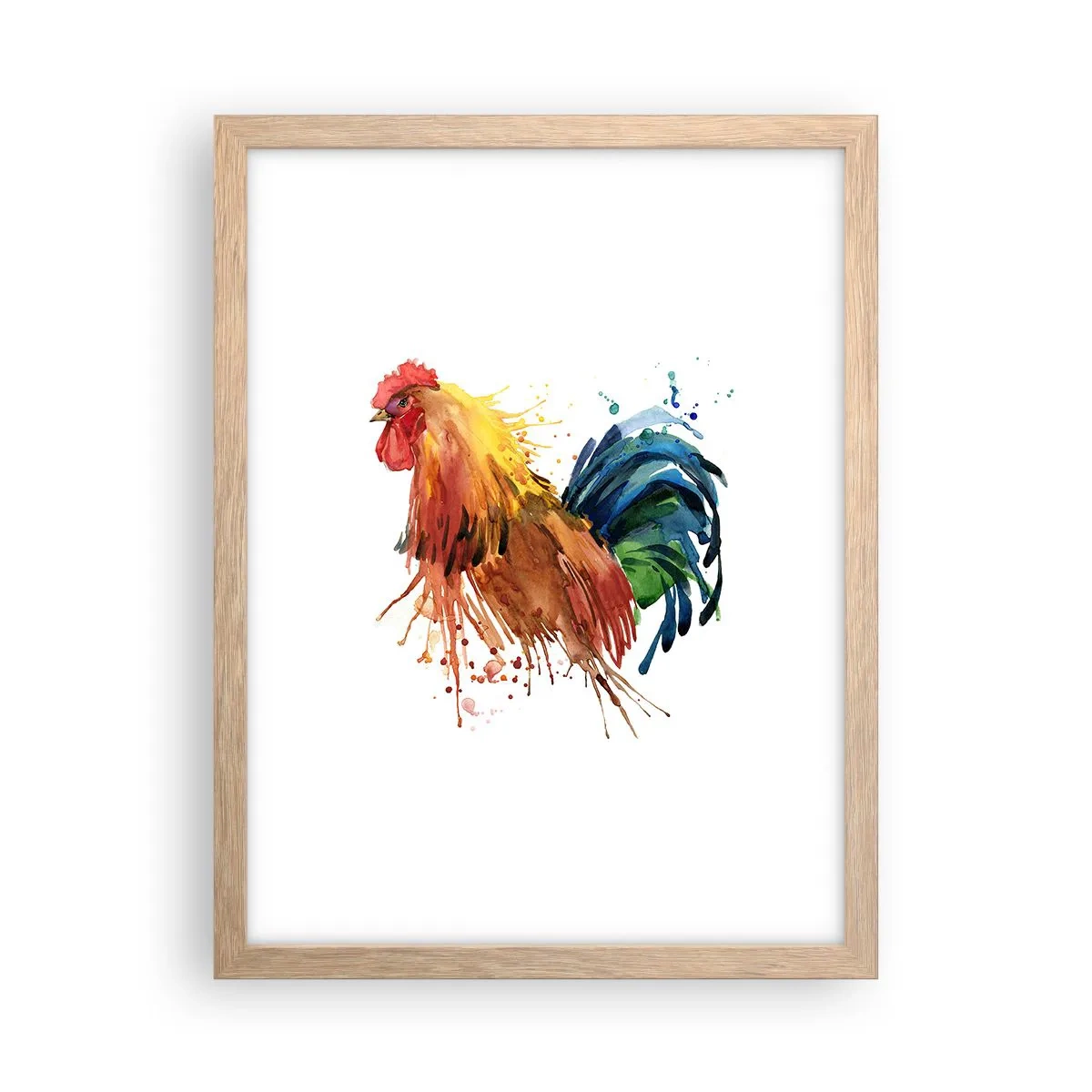 Affiche dans un chêne clair - Poster - Robe royale, fierté royale - 30x40 cm