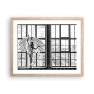 Affiche dans un chêne clair - Poster - La ville des anges? - 50x40 cm